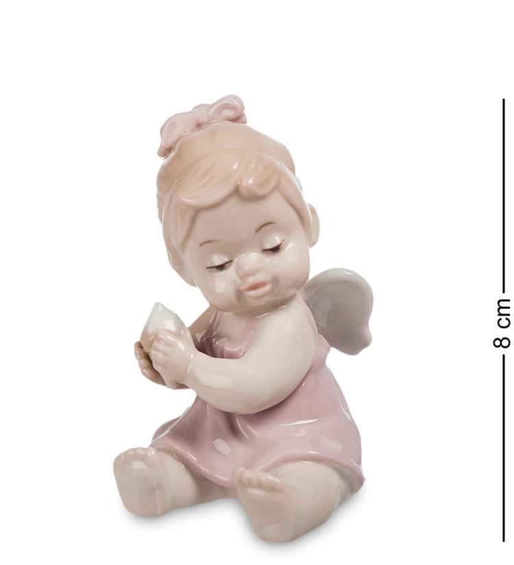 Фарфоровая фигурка Ангелочек-девочка Pavone JP-36/ 6