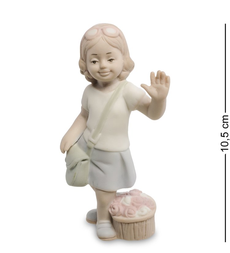 Фигурка из фарфора Девочка - Хочу быть взрослой Pavone JP-45/23