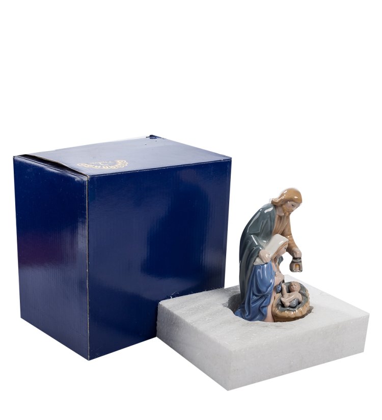 Керамическая статуэтка Рождество Христово Pavone CMS-42/ 3, фотография в упаковке