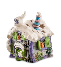 Подсвечник из фарфора Домик с привидениями