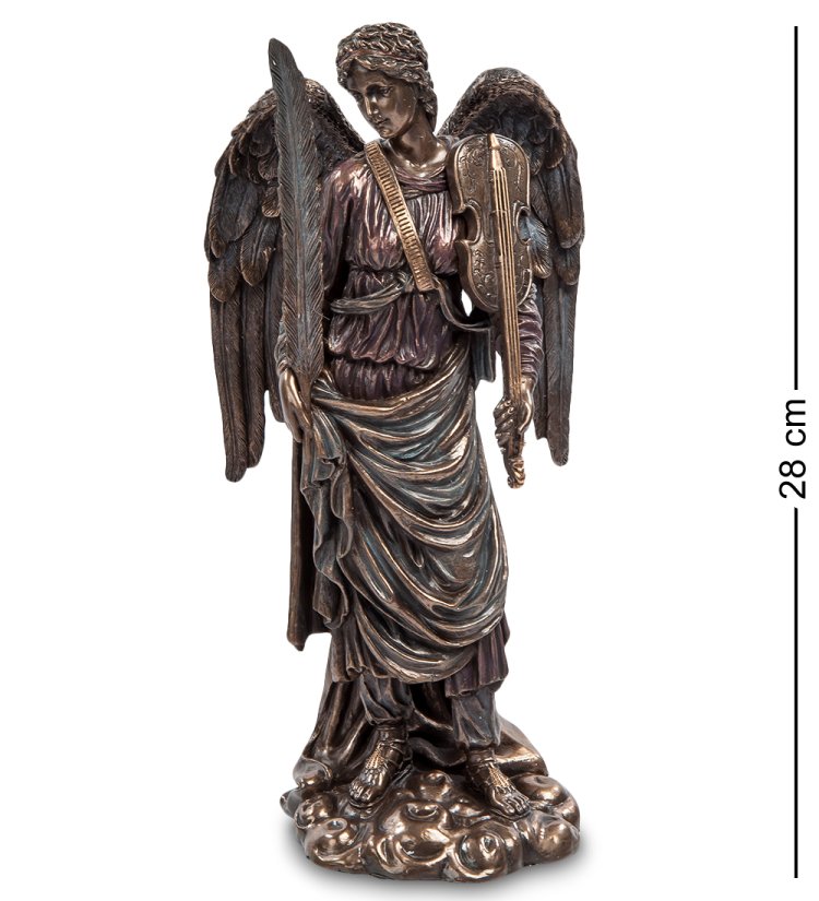 Статуэтка Медный Ангел Музыкант - Эдвард Берн-Джонс Veronese WS-634/ 1