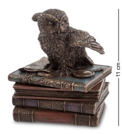 Шкатулка Мудрая сова с расправленными крыльями