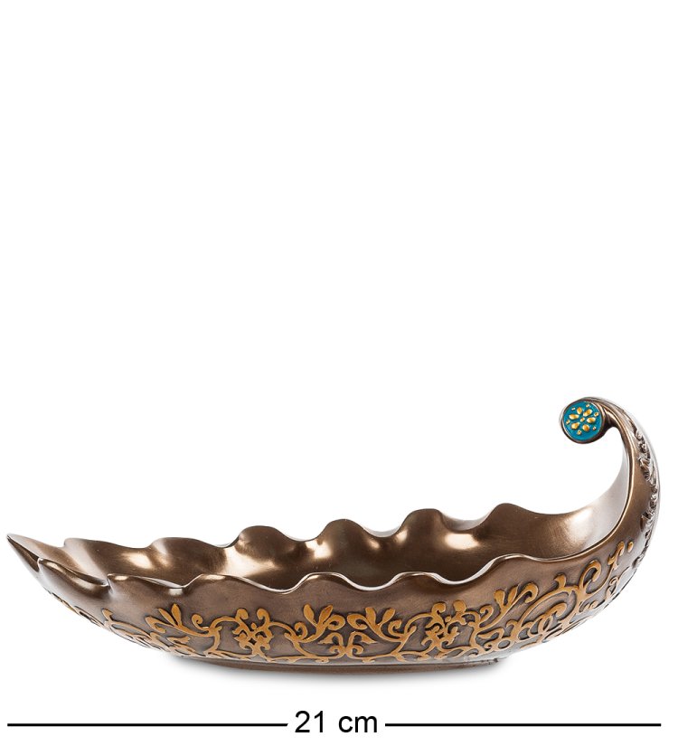 Блюдо с орнаментом Veronese WS-533, вид профиль