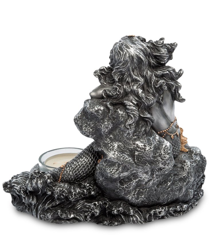 Подсвечник Русалочка на берегу Veronese WS-482, оборотная сторона