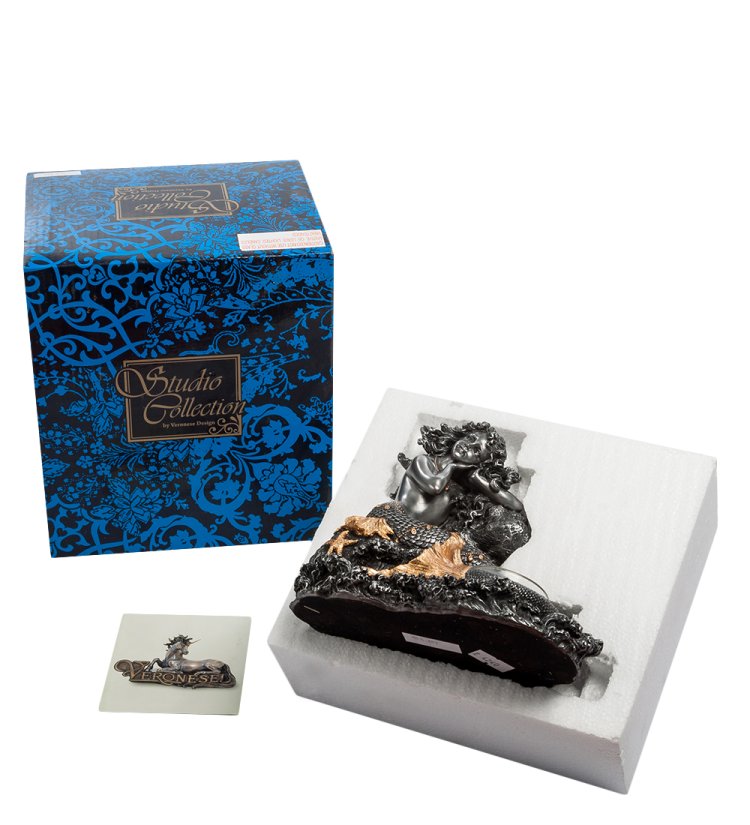 Подсвечник Русалочка на берегу Veronese WS-482, упаковочный вид