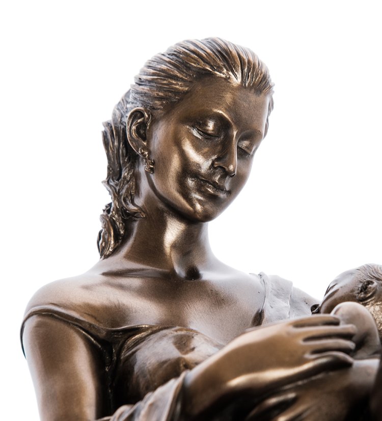 Статуэтка Мать с ребенком - Отражение Души Veronese WS-987, увеличенный вид деталей