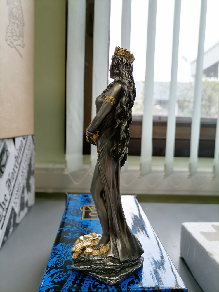 Статуэтка Фортуна - Золотая Удача Veronese WS-656, фото со склада вид со стороны