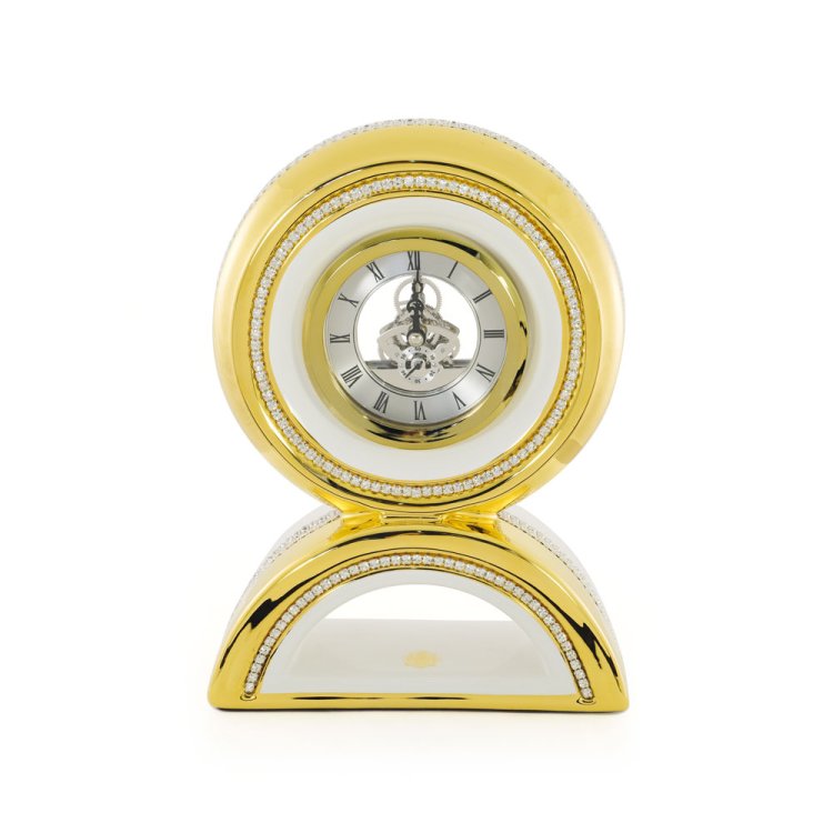 Часы настольные с кристаллами Swarovski коллекция Dubai Migliore De Luxe 27496