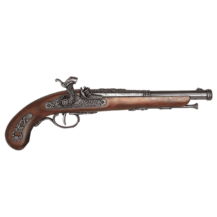 Макет Пистолета, хромовый, Франция 1872 год Denix 1014-G