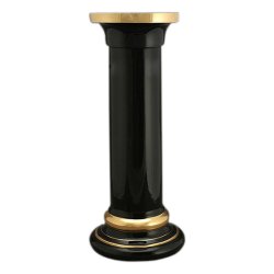 Колонна Гелиос черная, размер 31х31х72 см