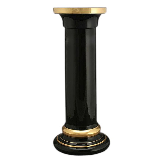 Колонна Гелиос черная, размер 31х31х72 см