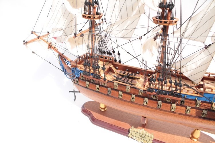Модель парусника Святой Павел, Россия, 74 см, TS-0096-P-60, фотография 6