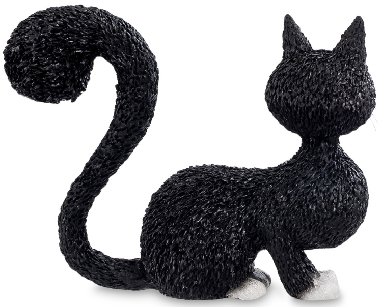 Статуэтка Кошка - Черная красавица Parastone DUB 65, оборотная сторона