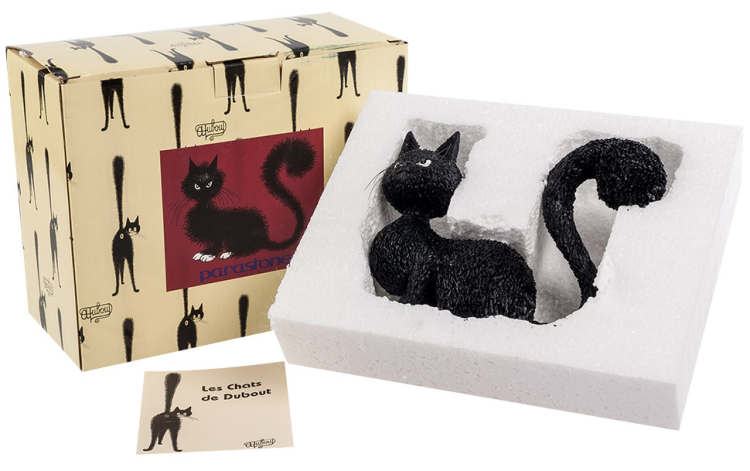 Статуэтка Кошка - Черная красавица Parastone DUB 65, упаковочный вид