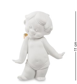 Статуэтка из фарфора Амурчик с Золотыми крыльями