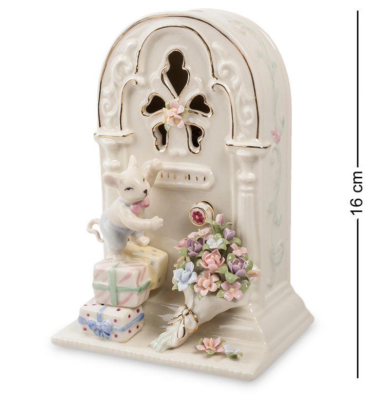 Музыкальная статуэтка Ретро-радио с мышкой Pavone CMS-15/57