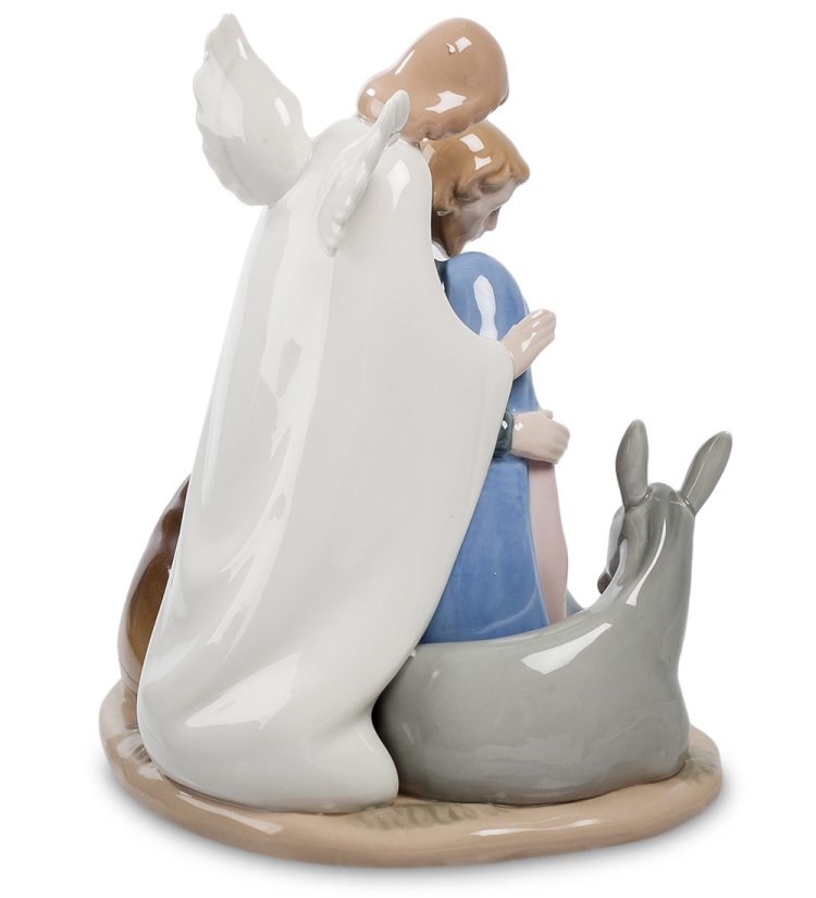 Фарфоровая статуэтка Рождение Христа Pavone CMS-42/ 4, фотография со спины