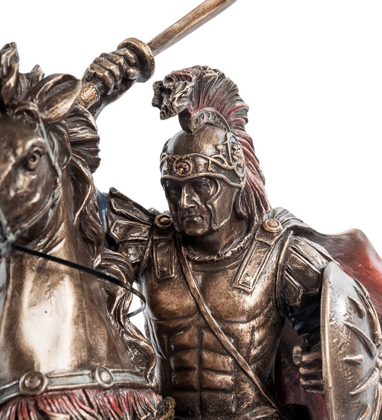 Статуэтка Александр Македонский на коне Veronese WS-641/ 1, портретный вид