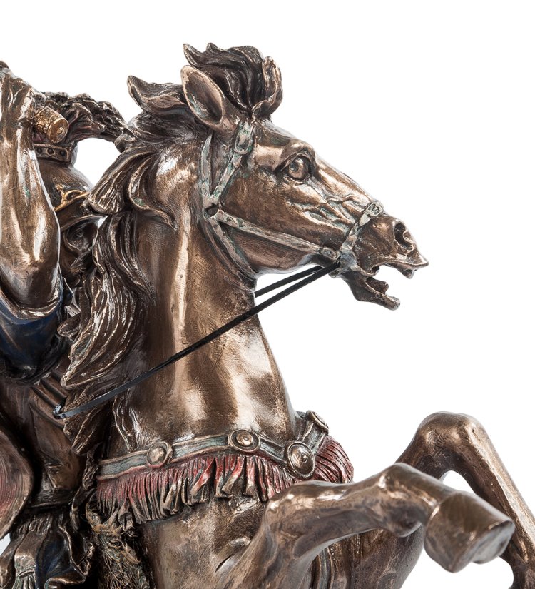 Статуэтка Александр Македонский на коне Veronese WS-641/ 1, увеличенный вид коня