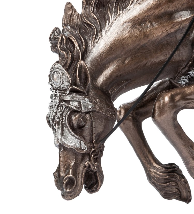 Статуэтка Китайский воин - Скорость сражения Veronese WS-430, увеличенный вид коня