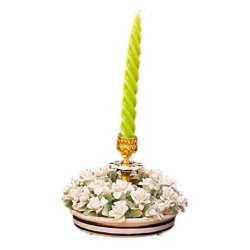 Подсвечник из фарфора Цветы