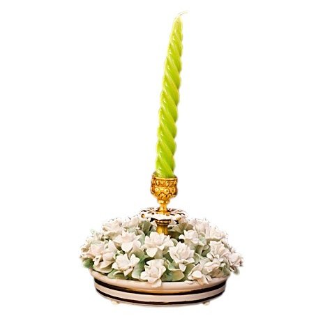 Подсвечник из фарфора Цветы