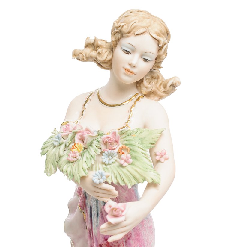 Статуэтка Девушка Богиня изобилия Sabadin Vittorio SV- 71, фотография крупным планом