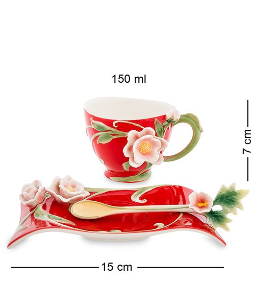 Чайная пара Пион Pavone FM-01/20, разборный вид