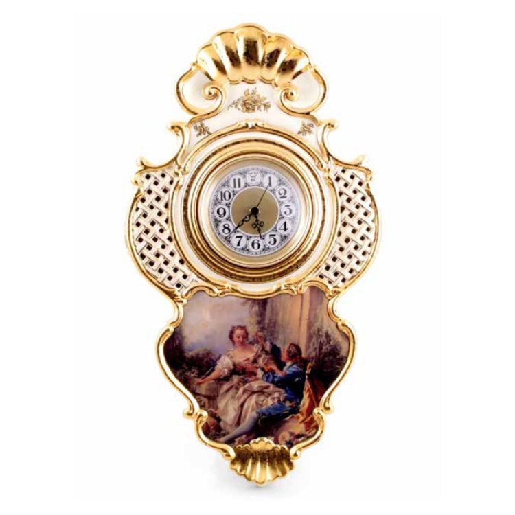 Часы настенные, из керамики коллекция Барокко Migliore De Luxe 26384