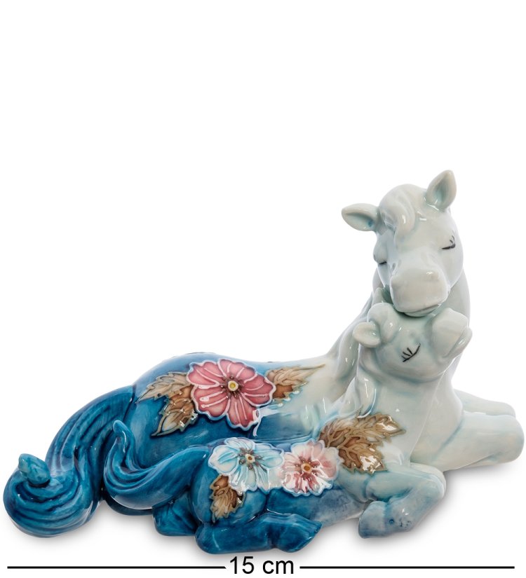 Статуэтка из фарфора Самая лучшая мама Лошадка Pavone JP-61/47, портретный вид