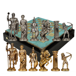 Шахматы с патинированной доской Античные Войны