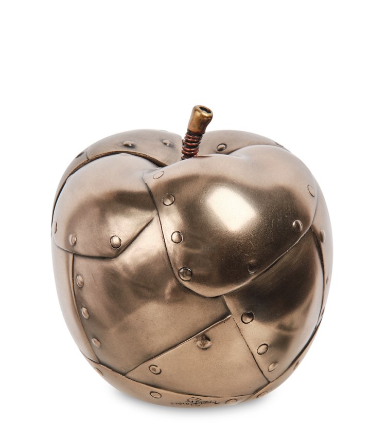 Часы настольные в стиле Стимпанк Яблоко Veronese WS-1069, фотография с обратной стороны