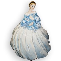 Статуэтка из фарфора Дама Фиордализа (глянцевая)