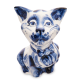 Фигурка Кот Кавалер Голубая гжель ГЛ- 44, вид профиль