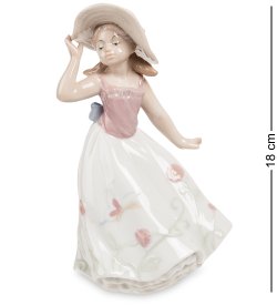Статуэтка из фарфора Юная Леди в шляпке