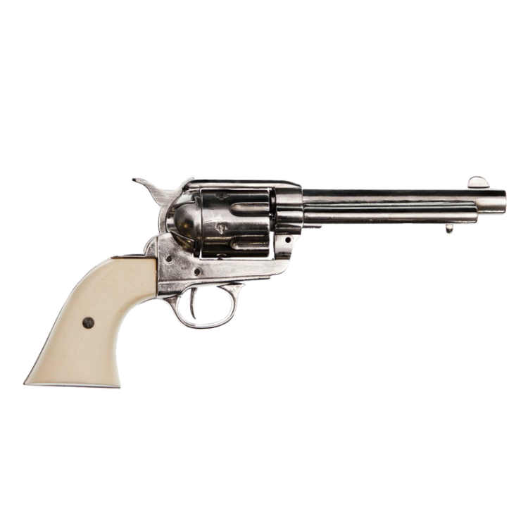 Макет Револьвера Миротворец США, 1873 г. калибр 45, серебристый Denix 1150-NQ