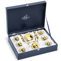 Кофейный набор на 6 персон коллекция Gold Plated