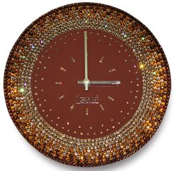 Часы с кристаллами Swarovski - Солнечное ожерелье