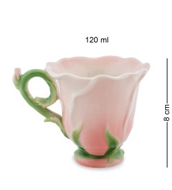 Кружка из фарфора Нежная Роза