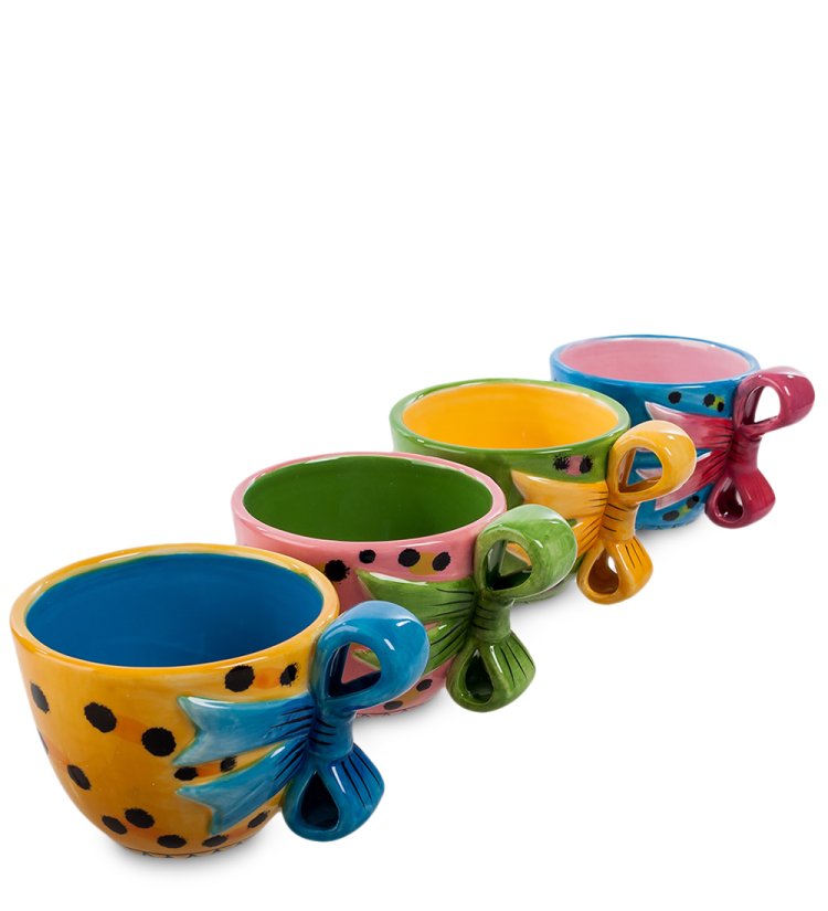 Набор чайных чашек на 4 персоны Pavone CMS-01/17