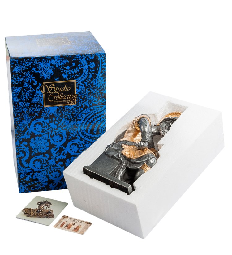Статуэтка Лоренцо Медичи - Микеланджело Veronese WS-632, упаковочный вид