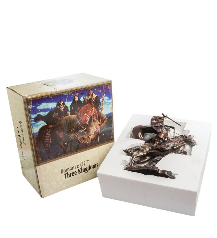 Статуэтка Китайский воин - Наездник Veronese WS-431, упаковочный вид