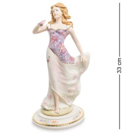 Статуэтка из керамики Девушка с бабочкой