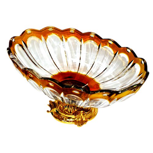 Янтарная ваза Для фруктов Turenne Cristallerie DE Montbronn 571424/MON