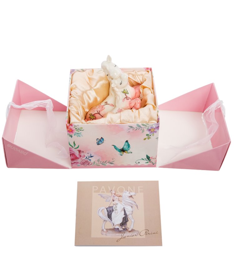 Статуэтка из фарфора Самая лучшая мама Лошадка - Розовый Декор Pavone JP-61/48, упаковочный вид