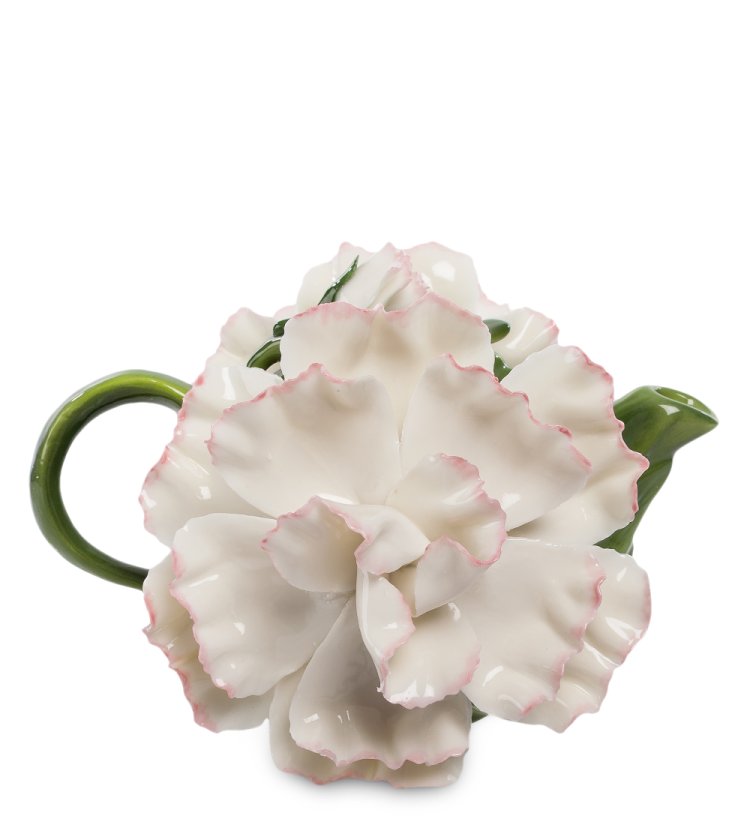 Заварочный чайник из фарфора Гвоздика Pavone CMS-06/ 1, фотография сбоку
