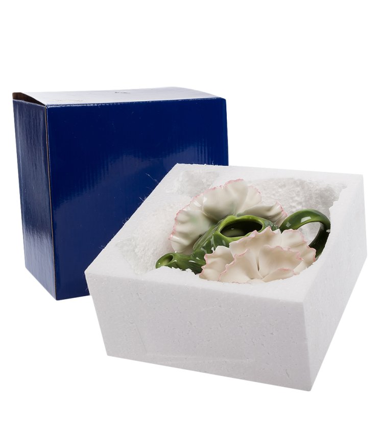 Заварочный чайник из фарфора Гвоздика Pavone CMS-06/ 1, фотография в упаковке