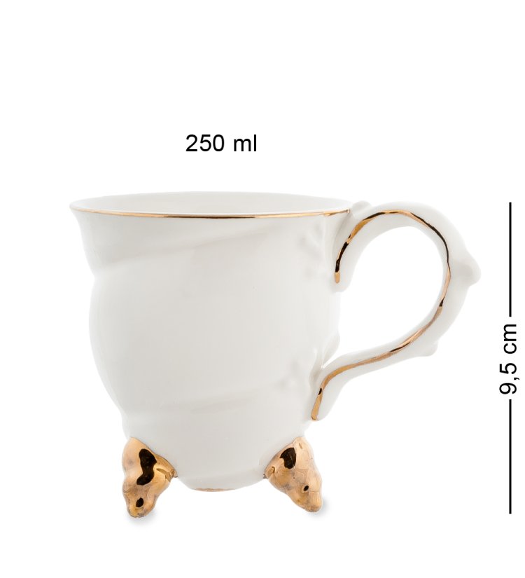 Кружка из фарфора Морская ракушка Pavone FM-34/15