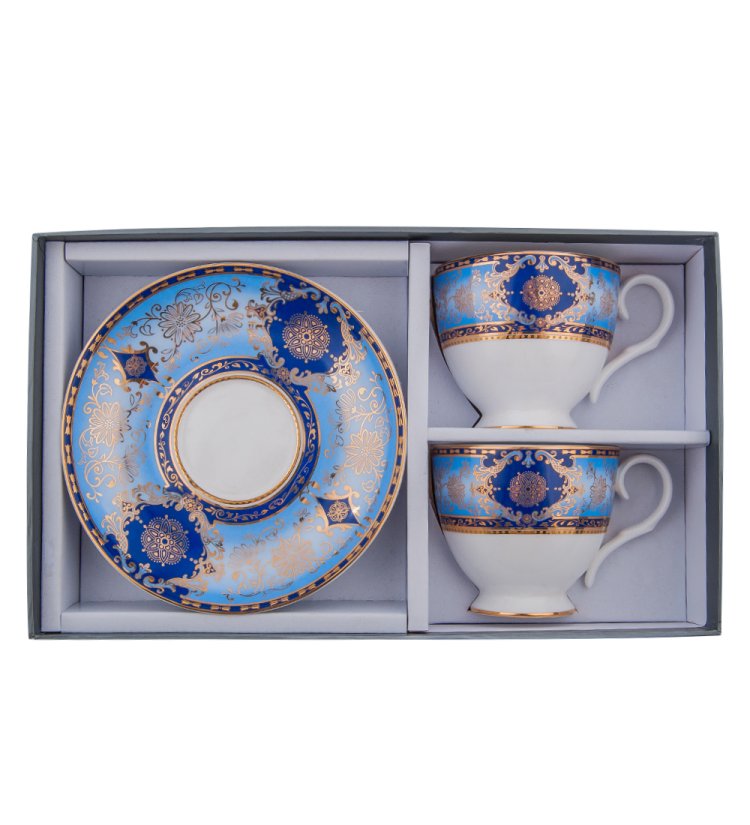 Чайный набор на 2 персоны Флоренция Pavone JK- 17, фотография в коробке