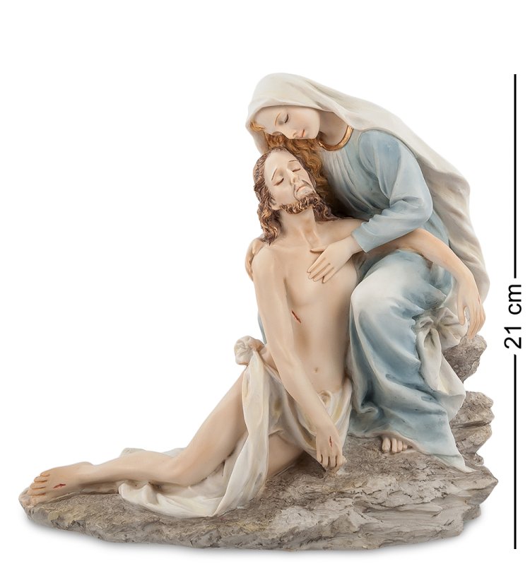 Статуэтка Пьета в голубом одеянии Veronese WS-504